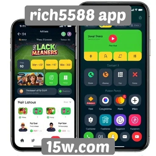 Recursos de interface do usuário no rich5588 app